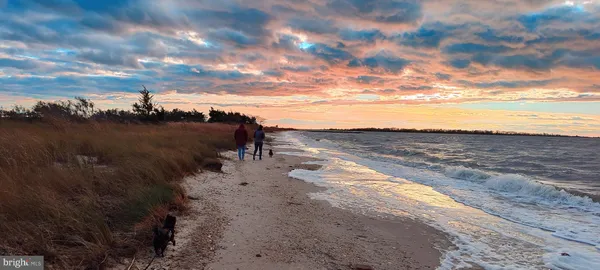 a view of an ocean beach