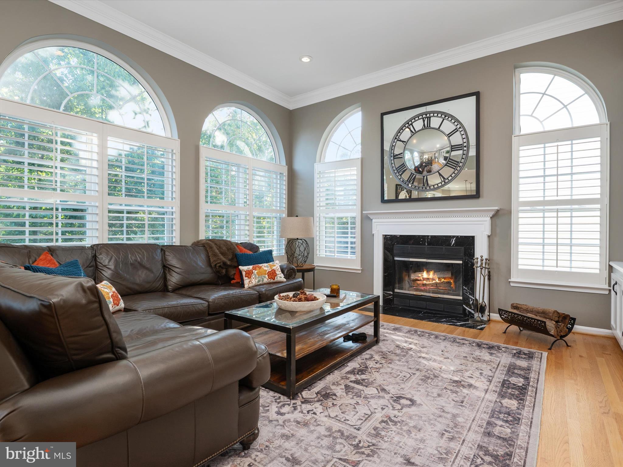 6209 Gatepost Way Elkridge, MD 21075 - Photo 18 of 74 a living room with furniture window and a fireplace