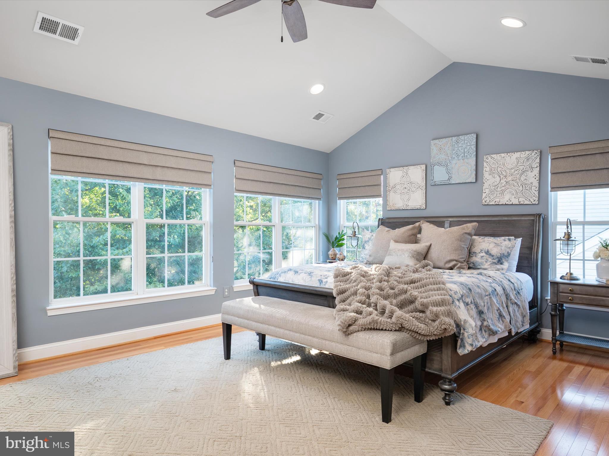6209 Gatepost Way Elkridge, MD 21075 - Photo 39 of 74 a spacious bedroom with a bed and a large window