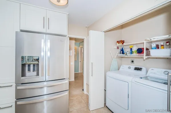 a room with storage and utility