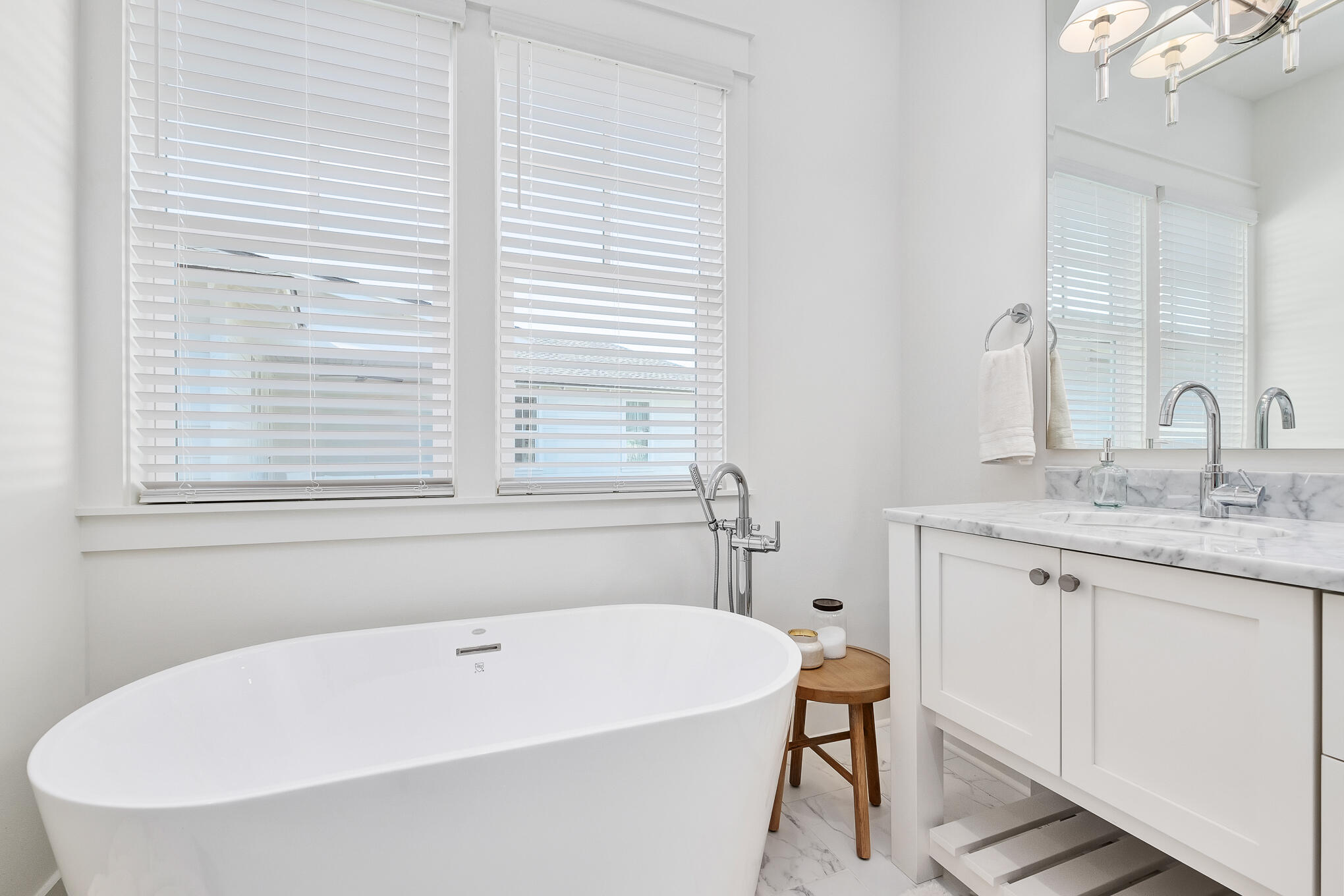 61 Catface Dr Inlet Beach Inlet Beach, FL 32461 - Photo 20 of 42 a white bath tub sitting next to a white sink