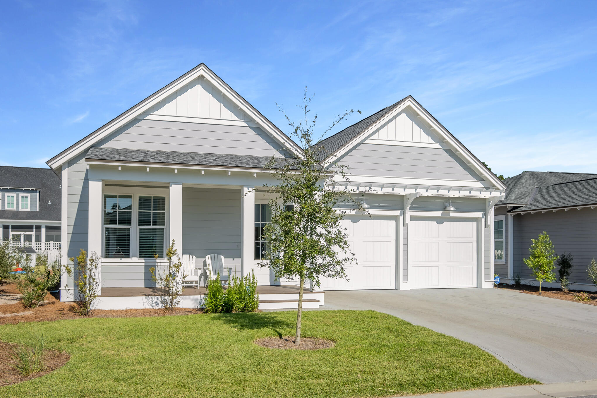 61 Catface Dr Inlet Beach Inlet Beach, FL 32461 - Photo 3 of 42 front view of a house with a yard