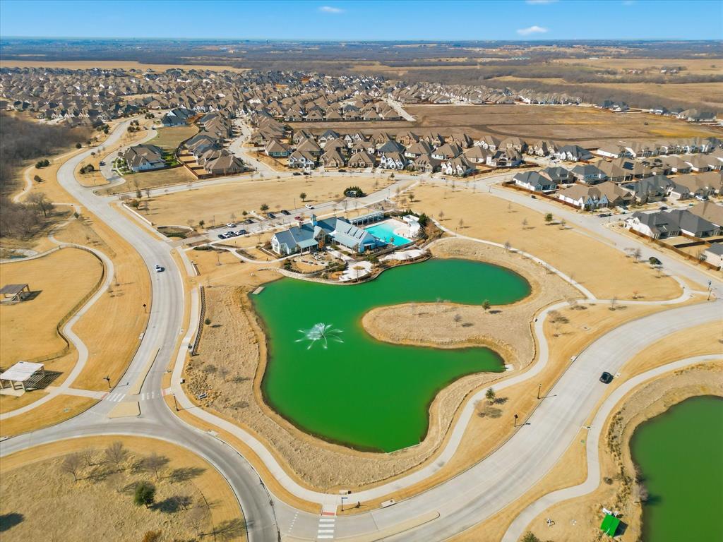 1701 Shetland Road Aubrey, TX 76227 - Photo 30 of 31 an aerial view of a swimming pool