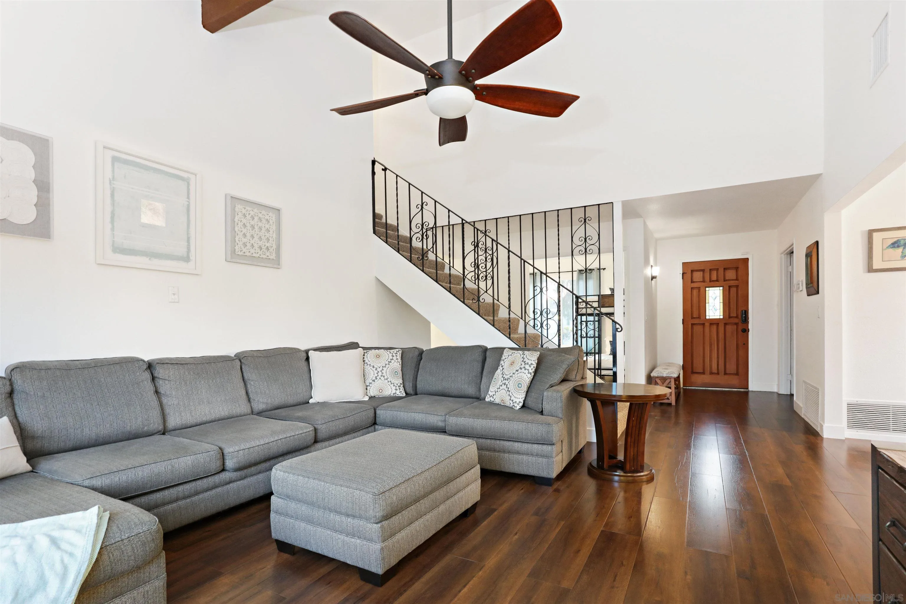 14607 Bowdoin Road Poway, CA 92064 - Photo 4 of 30 a living room with furniture and a wooden floor