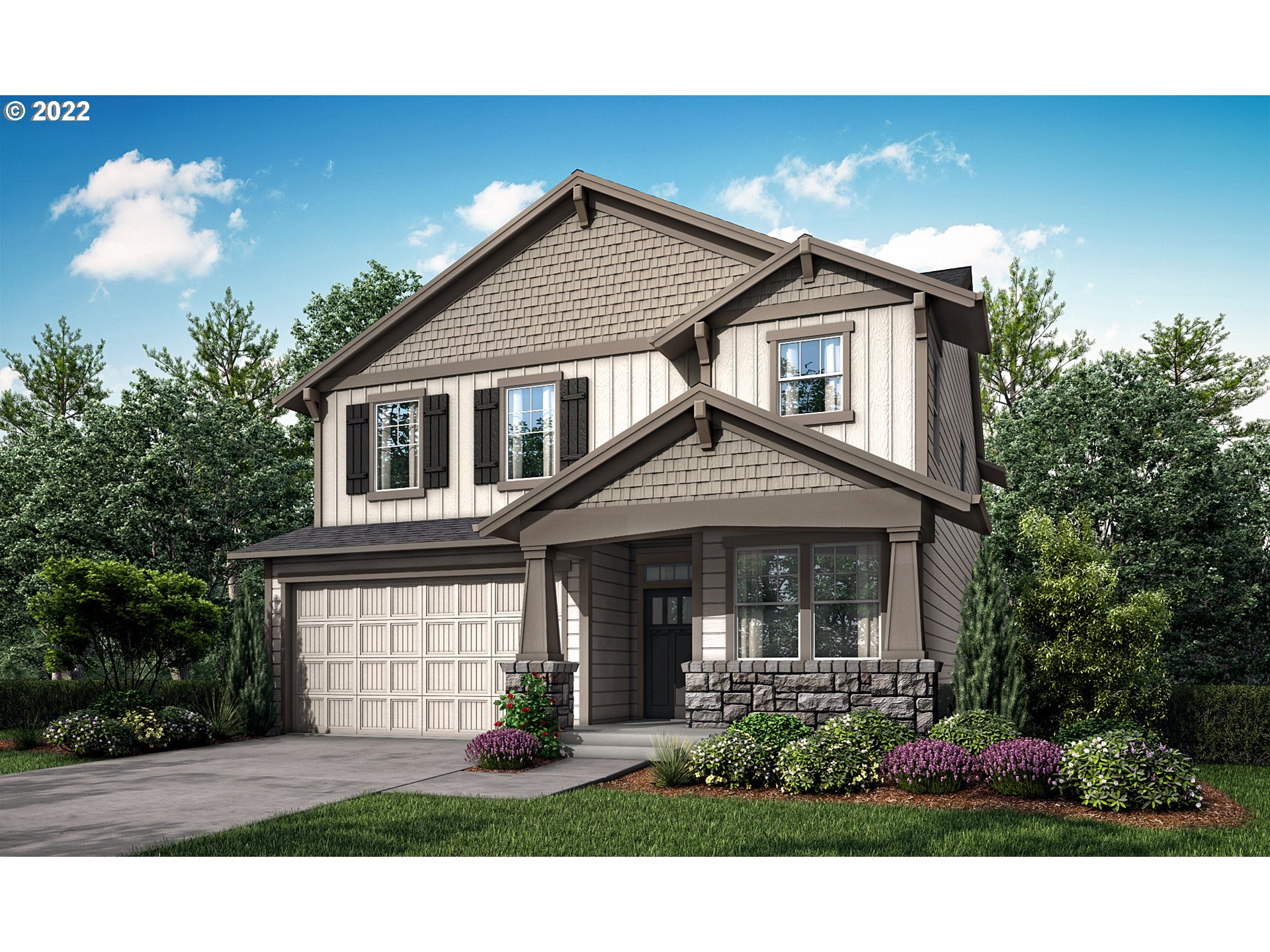 37532 Coho Street Sandy, OR 97055 - Photo 1 of 1 a front view of a house with a yard