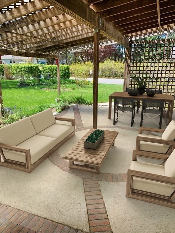 3 Sasur Street Three Rivers, MA 01080 - Photo 13 of 35 a building outdoor space with patio furniture and garden