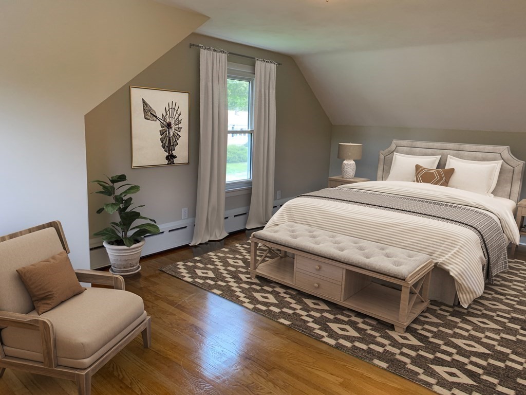 3 Sasur Street Three Rivers, MA 01080 - Photo 7 of 35 a bedroom with a bed and wooden floor