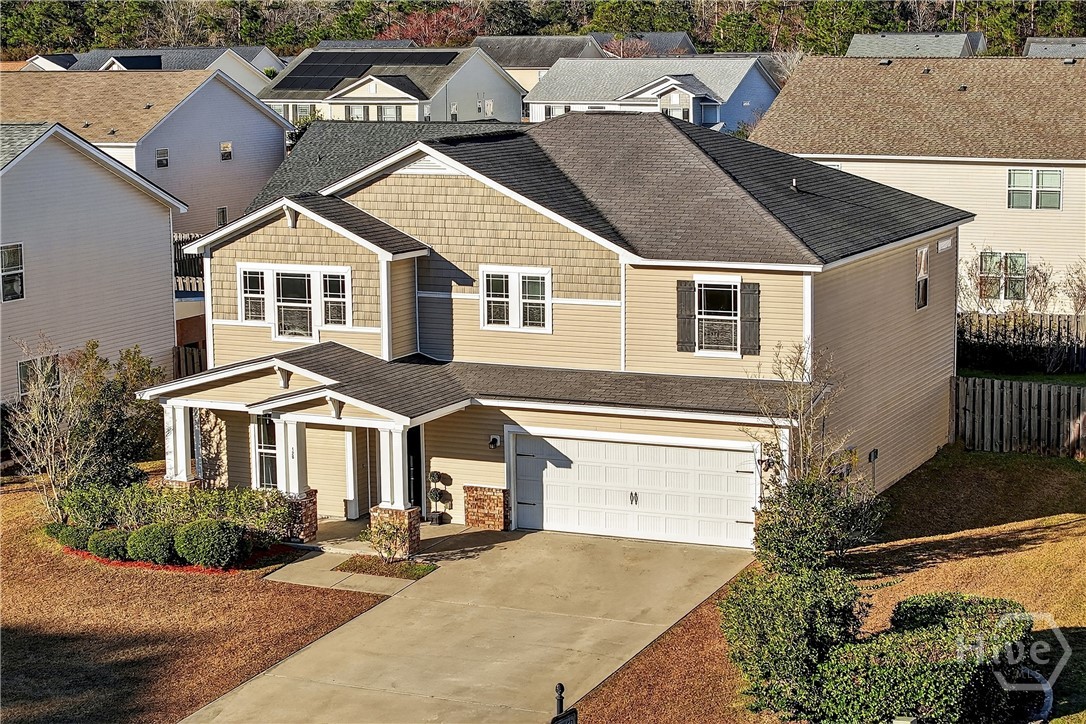 120 Pine View Crossing Pooler, GA 31322 - Photo 3 of 37 Aerial View