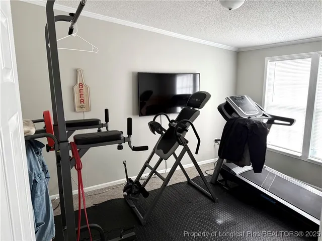 a view of a yard with trees house