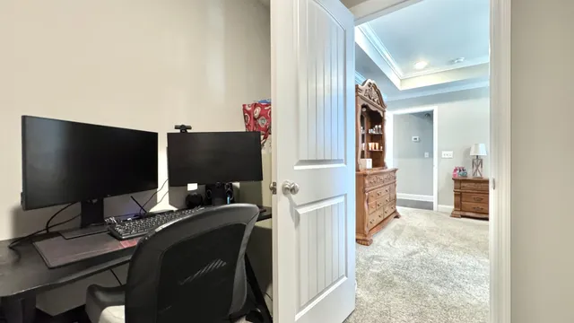 a bathroom with a sink double vanity and a mirror