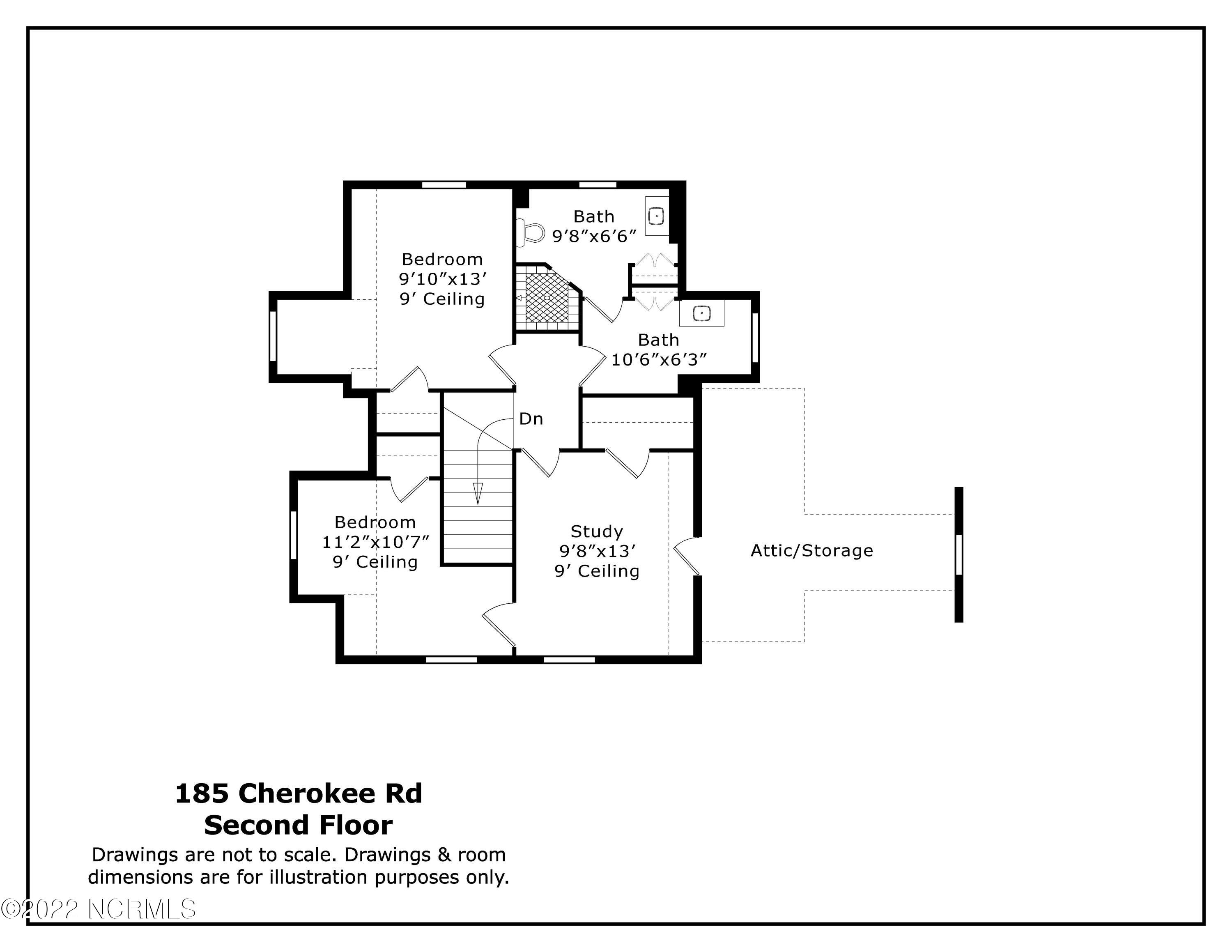 185 Cherokee Road Pinehurst, NC 28374 - Photo 44 of 44 185 Cherokee Rd_Secnd Floor