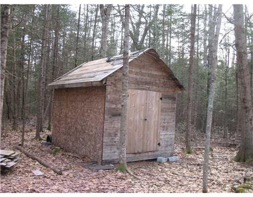 146 Indian Road Wiscasset, ME 04578 - Photo 2 of 7 Land/Lot. Close up of Storage Building
