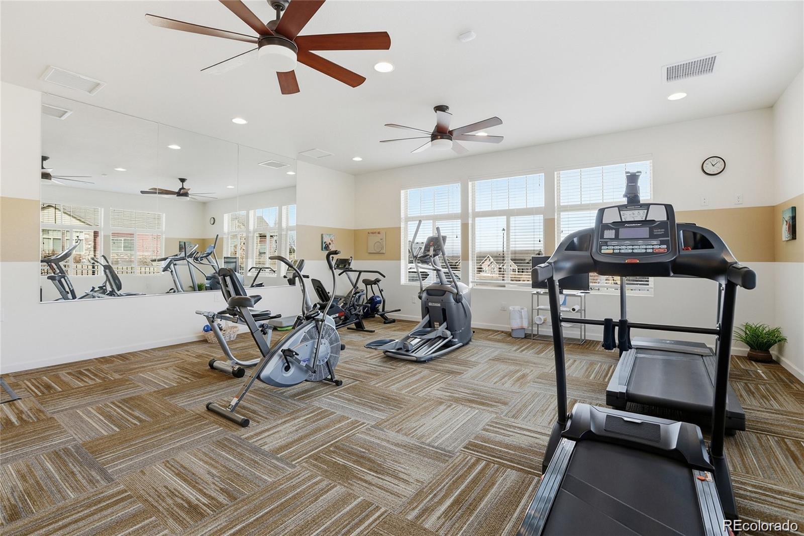 2029 South Flanders Way, Unit B Aurora, CO 80013 - Photo 42 of 42 a view of a room with gym equipment