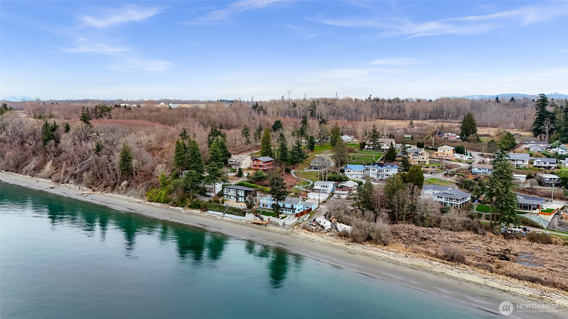 4877 Maple Lane Ferndale, WA 98248 - Photo 30 of 35 a view of a lake with a city