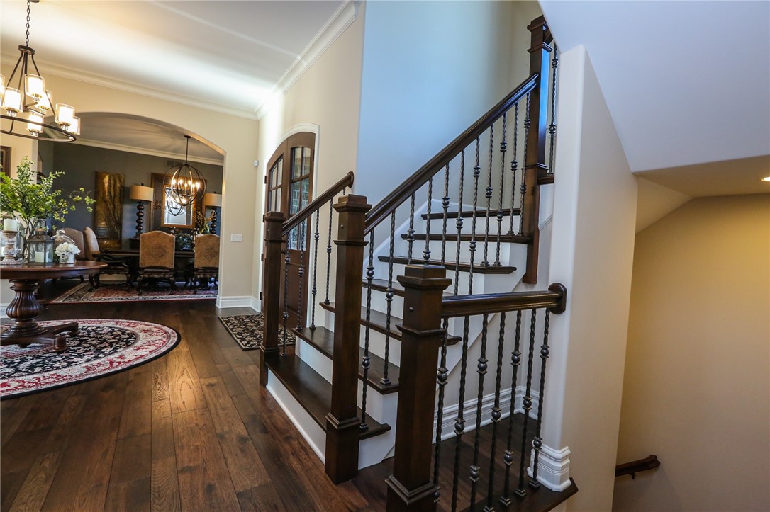 160 Goshawk Drive Victor, NY 14564 - Photo 20 of 50 VIEW OF THE FOYER FROM THE MAIN STAIR SYSTEM TO TH