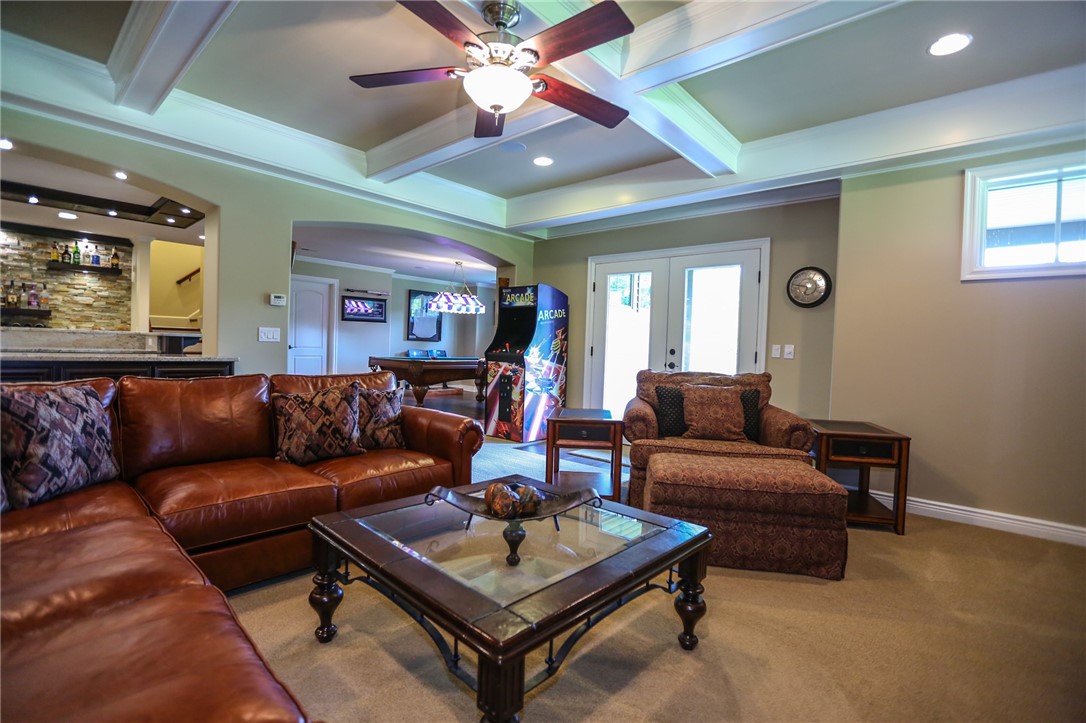 160 Goshawk Drive Victor, NY 14564 - Photo 35 of 50 ALTERNATE VIEW OF THE LOWER LEVEL SEATING AREA WIT