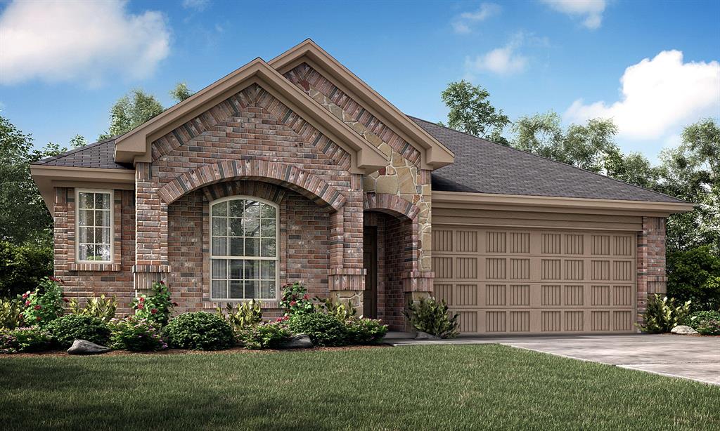3400 Kingsdown Drive Denton, TX 76207 - Photo 1 of 1 a front view of a house with a garden and plants