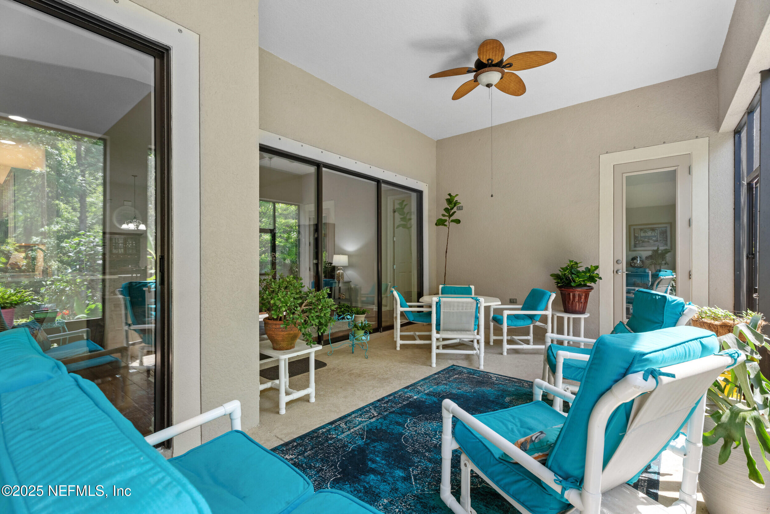 113 Marsh Hollow Road Ponte Vedra, FL 32081 - Photo 37 of 102 Lanai with Ceiling Fan