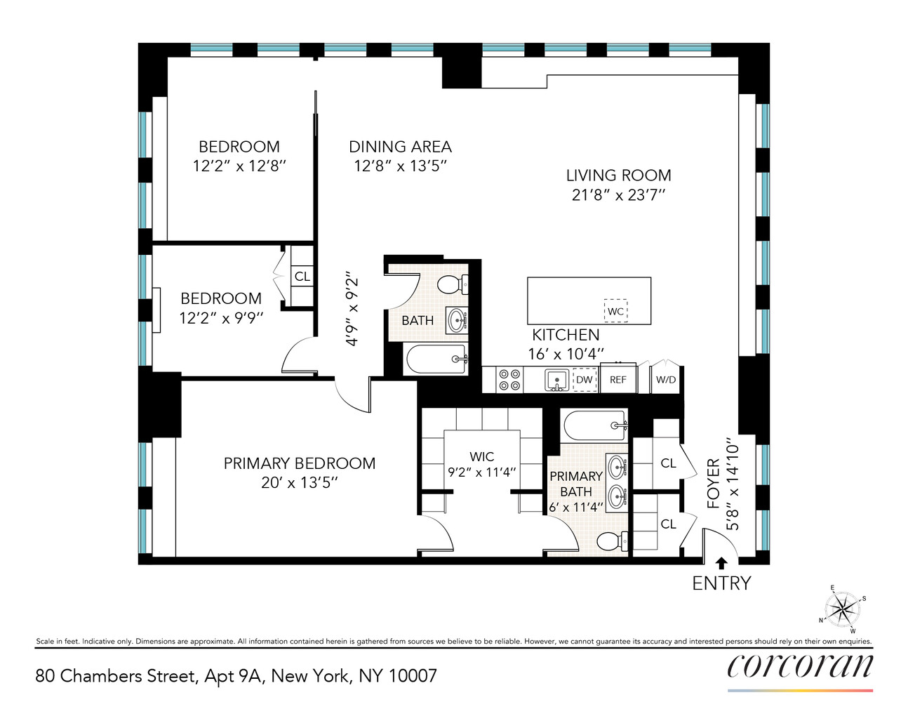 80 Chambers Street, Unit 9A Manhattan, NY 10007 - Photo 16 of 16