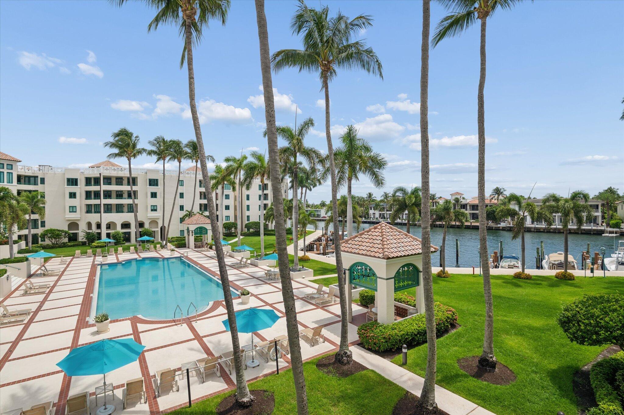 120 Southeast 5th Avenue, Unit 329 Boca Raton, FL 33432 - Photo 19 of 25 Pool With Intracoastal View