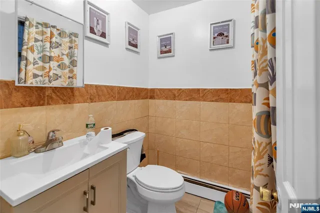 a bathroom with a sink and a toilet