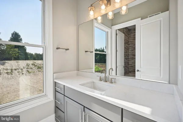a view of small space with a large window