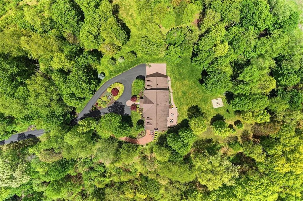 1040 Chanticleer Drive Crescent, PA 15046 - Photo 49 of 50 an aerial view of a house with a yard and trees