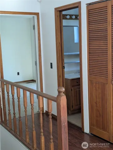 a room with storage and utility