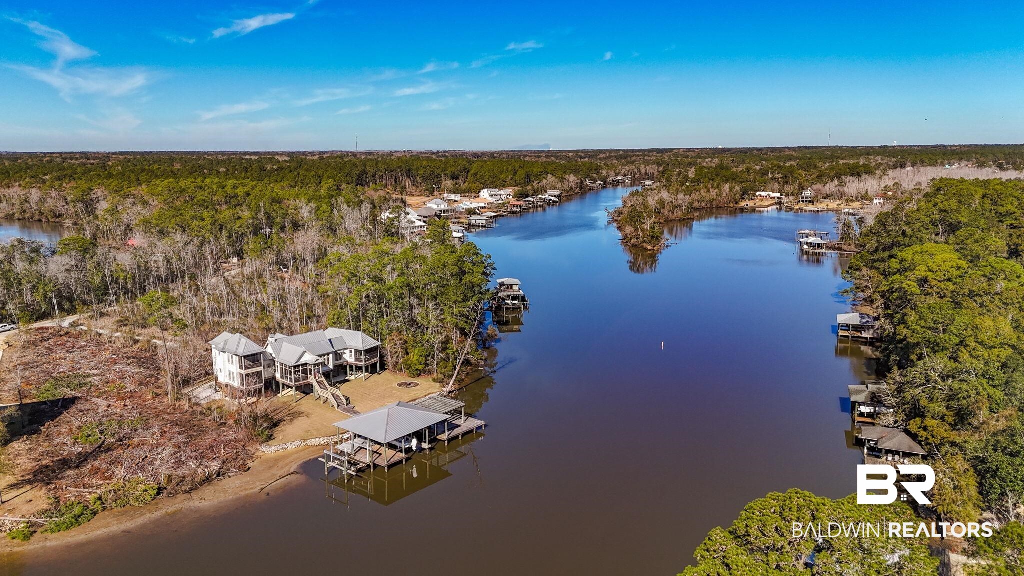 15020 River Road Fairhope, AL 36532 - Photo 57 of 59 Aerial view with a water view