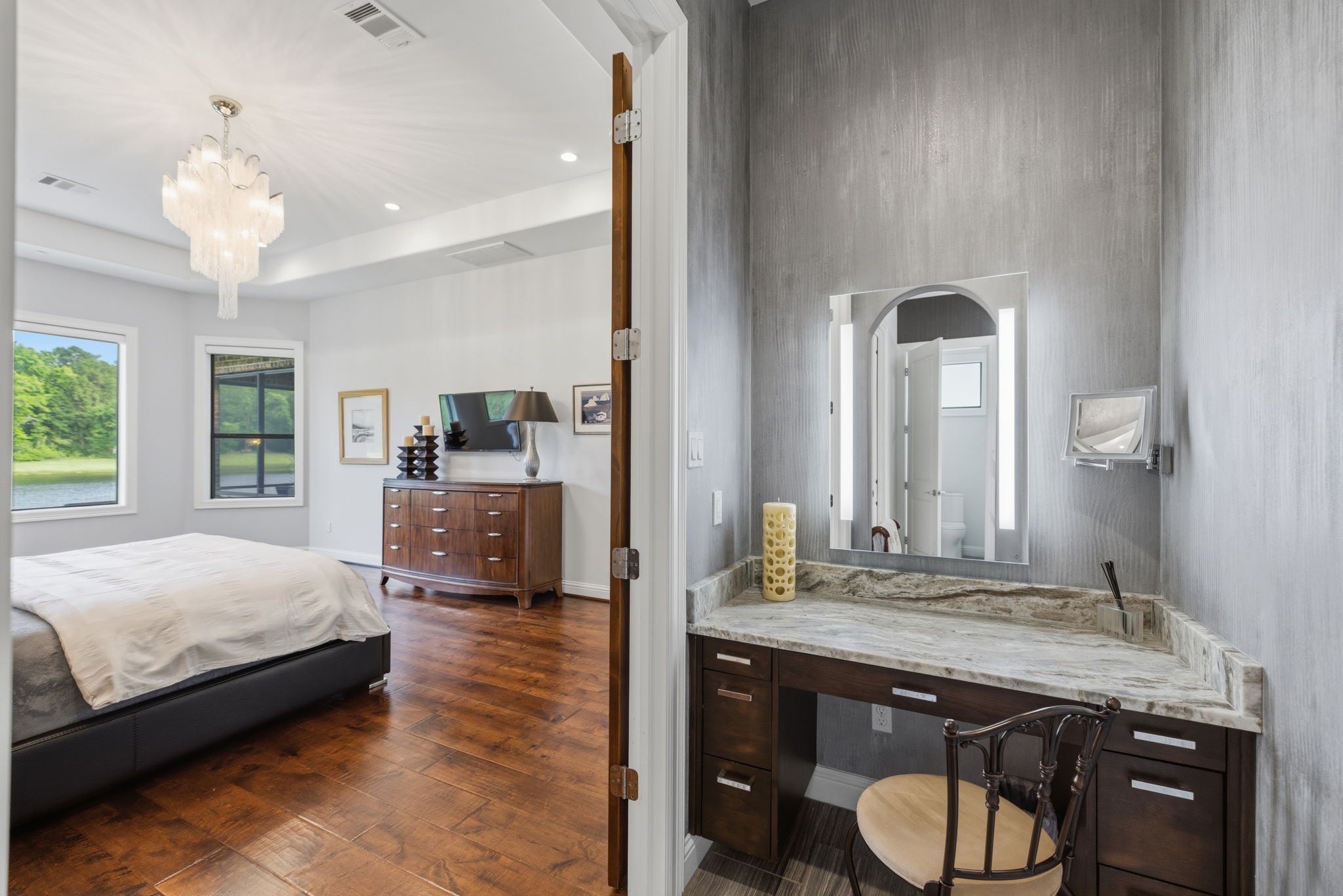 6918 Comanche Bend Montgomery, TX 77316 - Photo 35 of 50 So much thoughtful detail throughout, including a private vanity space and a well-planned layout designed to comfortably accommodate shared living while still offering privacy and functionality.