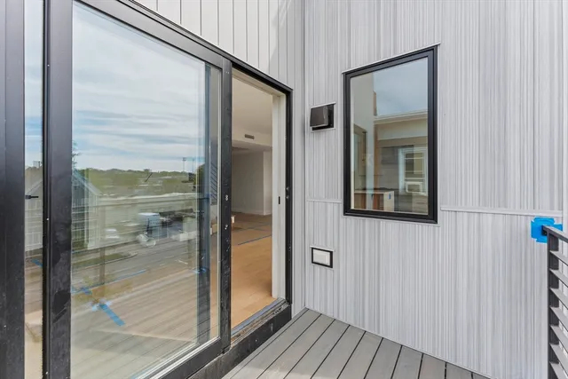 a view of front door