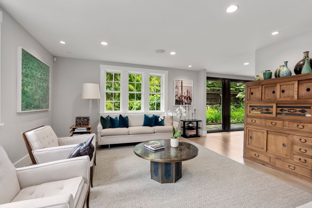 244 Heath Street Brookline, MA 02467 - Photo 11 of 36 a living room with furniture and large windows