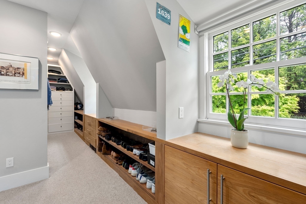 244 Heath Street Brookline, MA 02467 - Photo 18 of 36 a view of entryway and hall with wooden floor