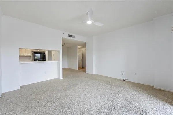 a view of empty room