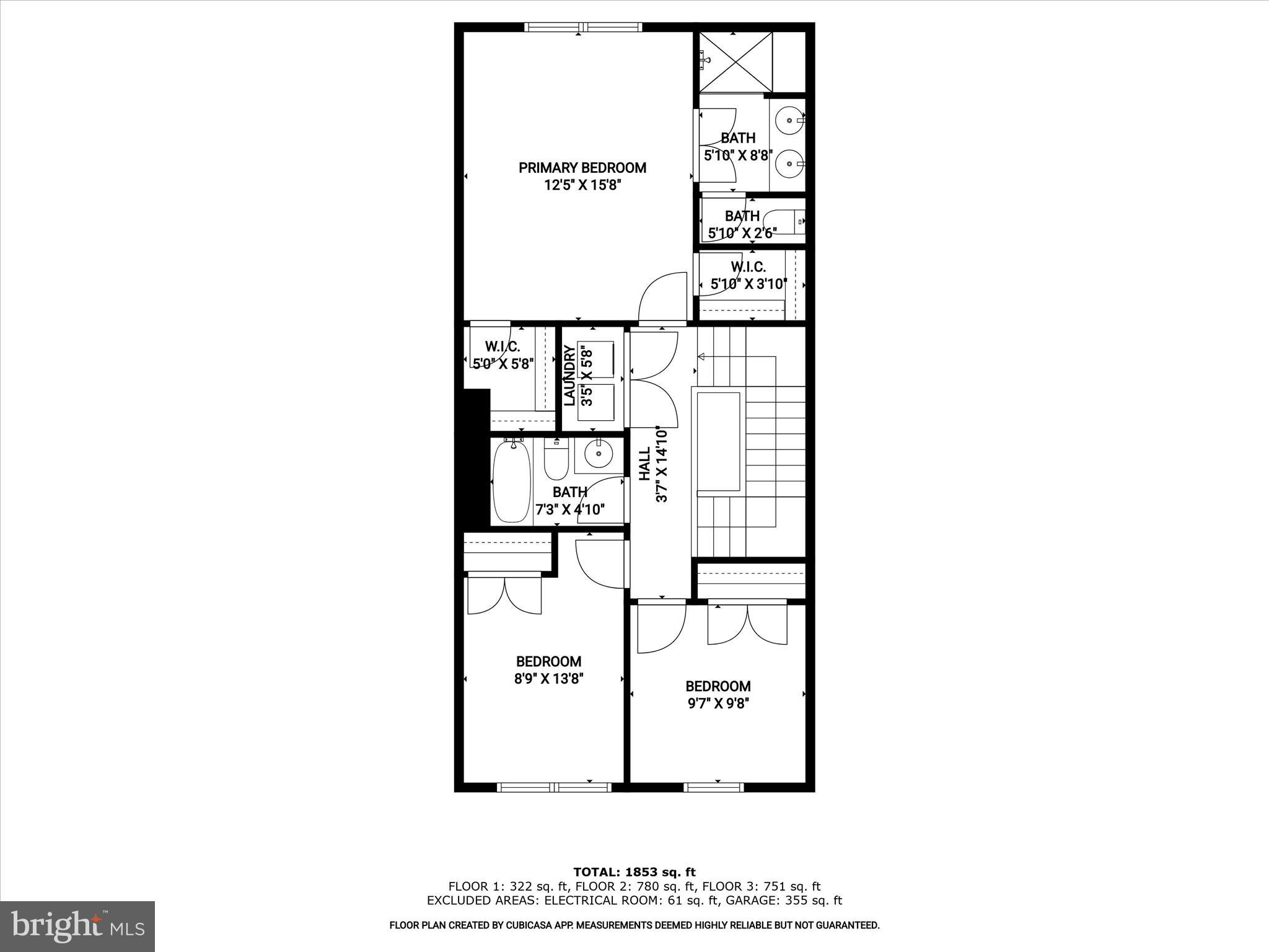 13403 Deer Highlands Way Silver Spring, MD 20906 - Photo 46 of 50 Upper Level Two Floorplan