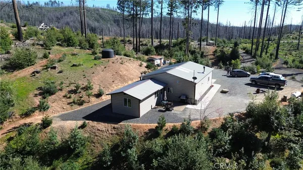 an outdoor space with patio