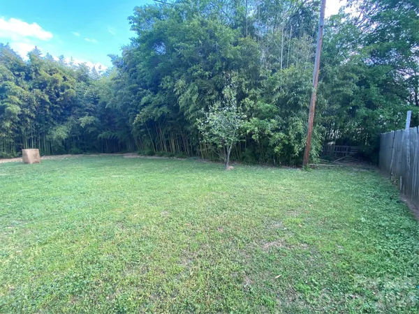 a view of a green yard
