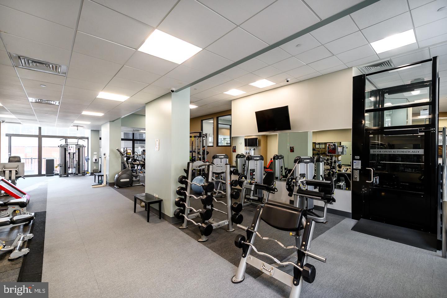 1420 Locust Street, Unit 29J Philadelphia, PA 19102 - Photo 11 of 30 a view of a room with gym equipment
