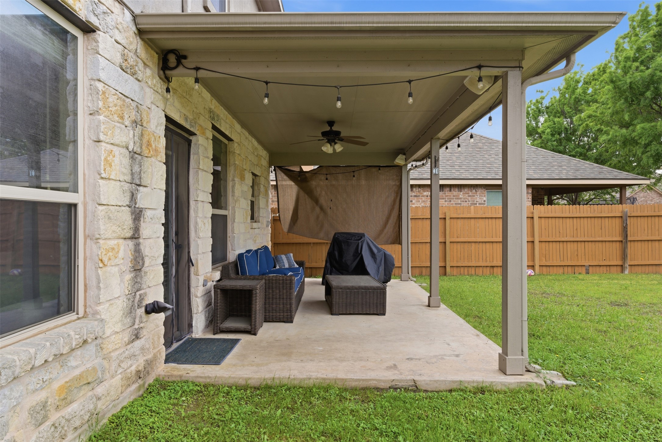 2409 Muzzie Lane Leander, TX 78641 - Photo 26 of 33 a view of a porch with seating space