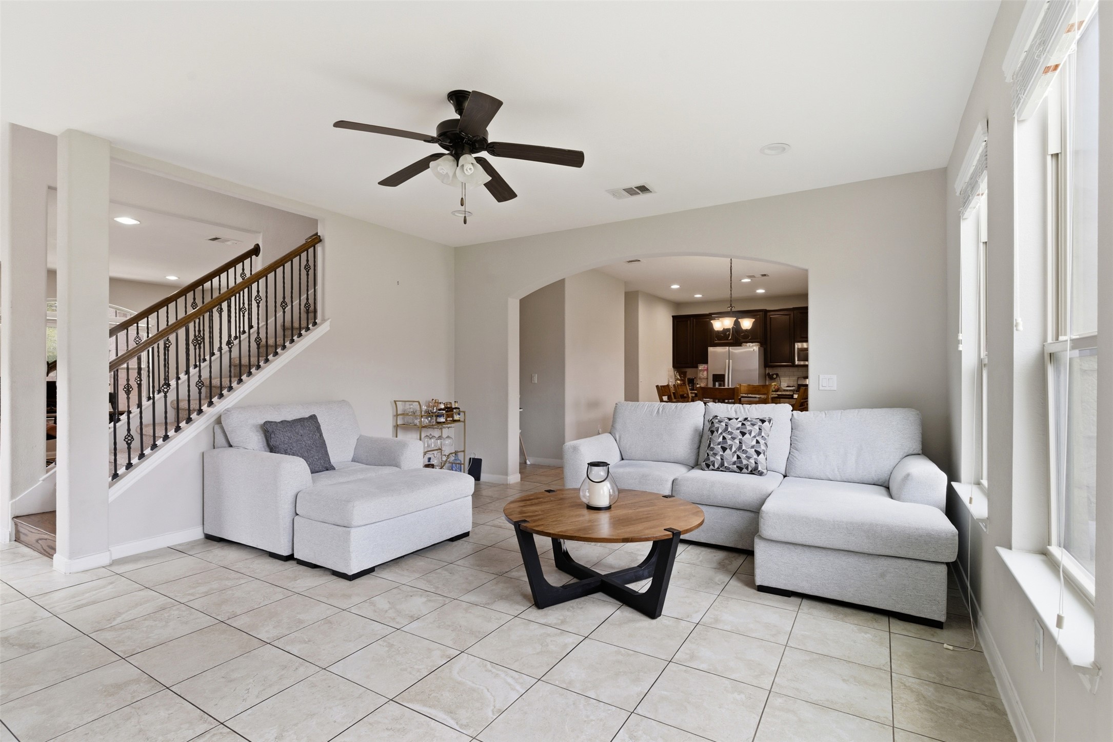 2409 Muzzie Lane Leander, TX 78641 - Photo 6 of 33 a living room with furniture and a large window