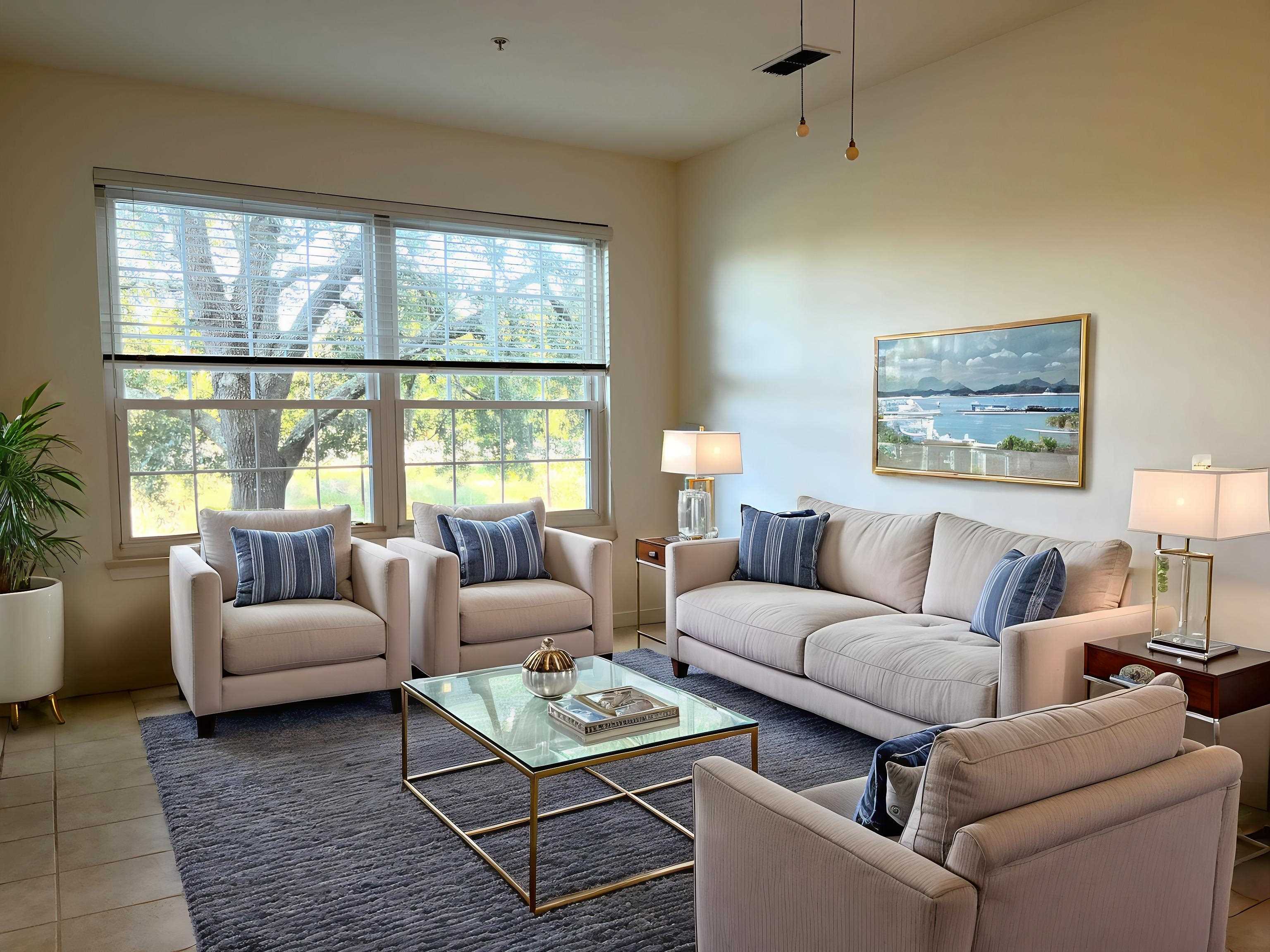 10550 Baymeadows Road, Unit 425 Jacksonville, FL 32256 - Photo 1 of 15 a living room with furniture and a large window