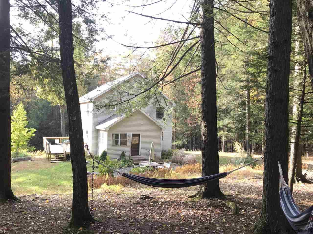 145 Beaverkill Road Kingston, NY 12401 - Photo 19 of 28 a view of a house with backyard from a patio