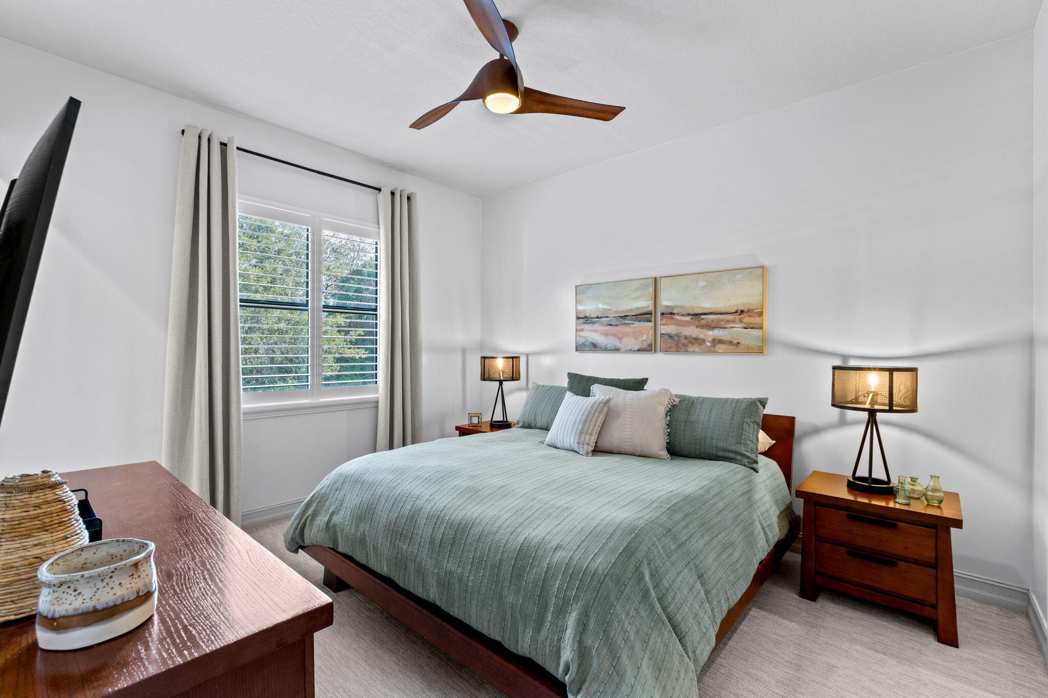 17814 Cadena Drive Boca Raton, FL 33496 - Photo 20 of 46 a bedroom with a bed and a lamp