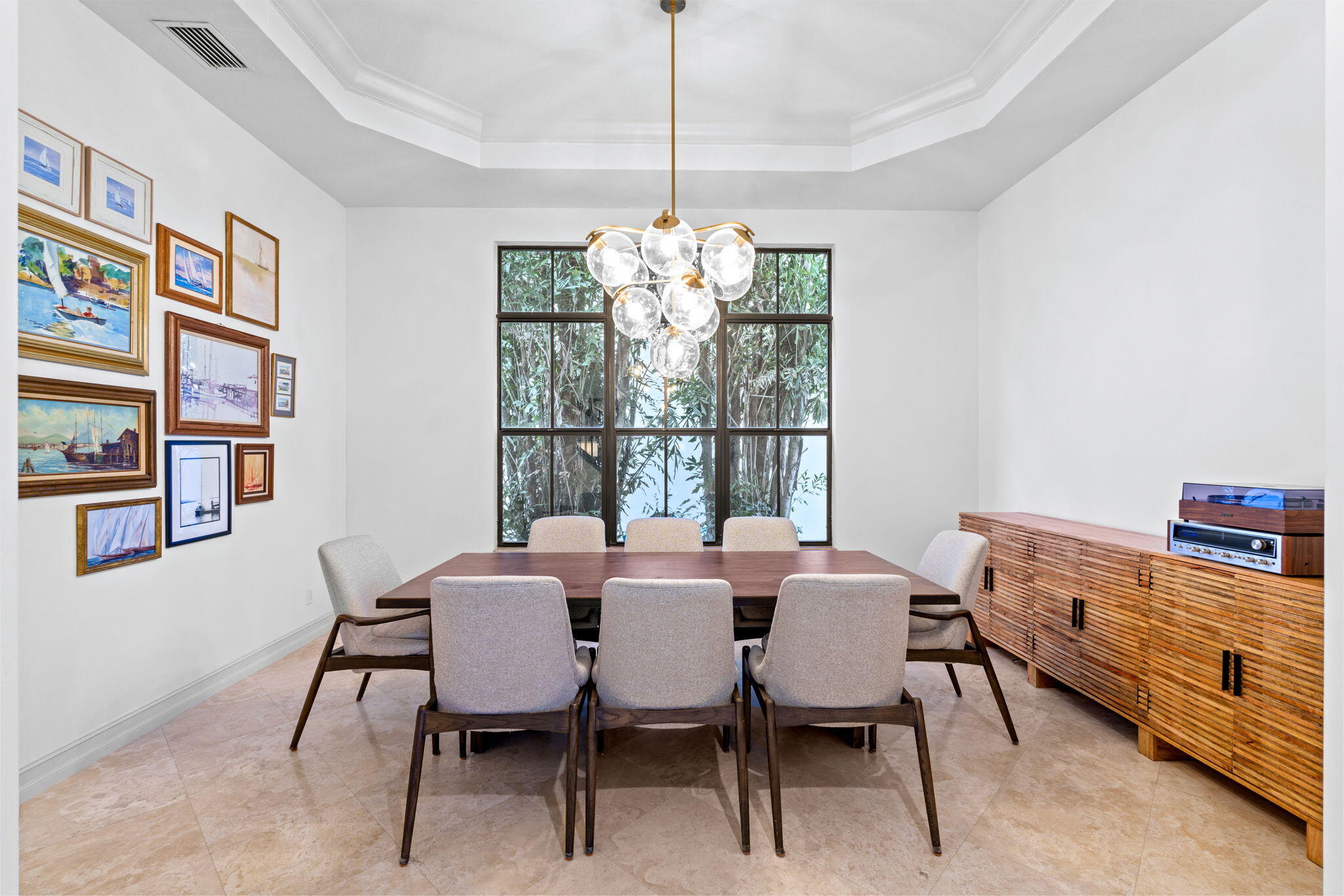 17814 Cadena Drive Boca Raton, FL 33496 - Photo 6 of 46 a view of a dining room with furniture window and outside view