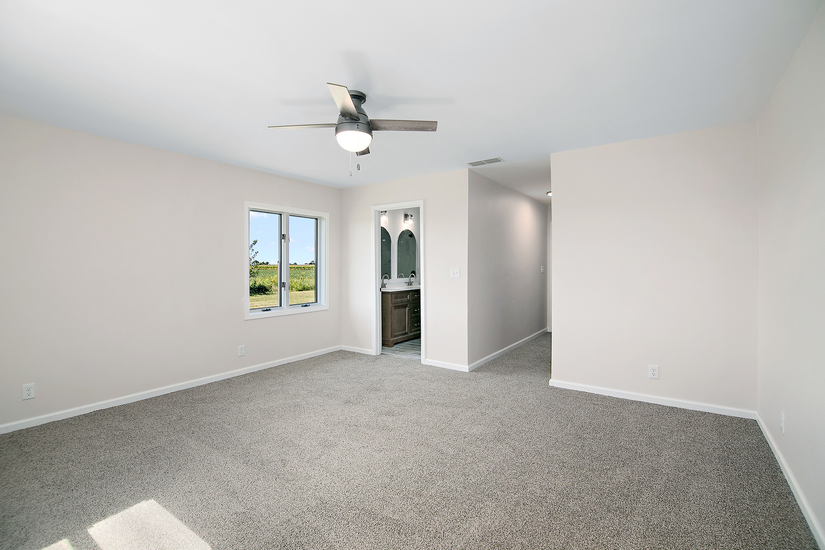2695 North 1000 East Road Ashkum, IL 60911 - Photo 14 of 31 a view of an empty room with a window