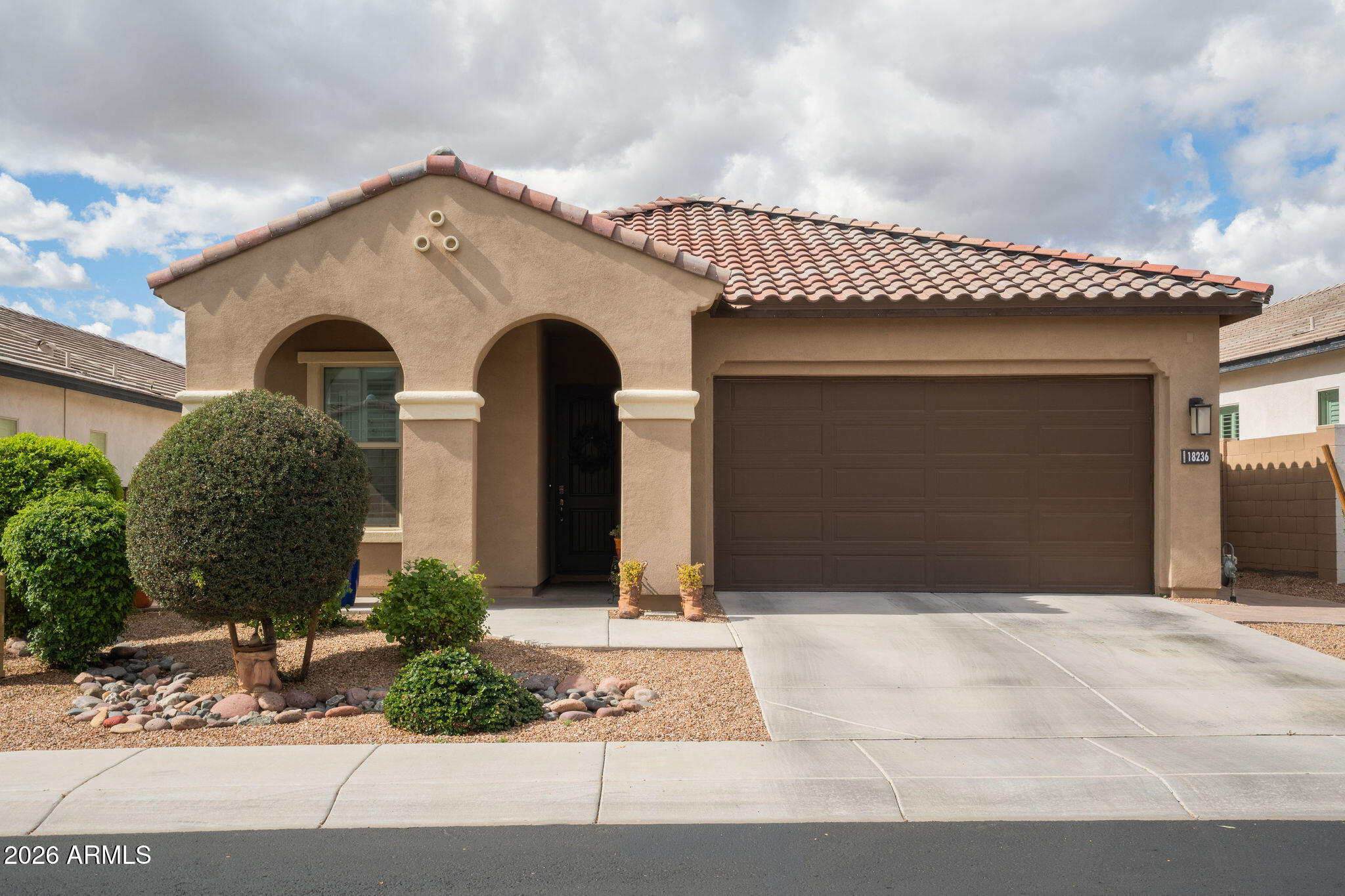 18236 North 66th Way Phoenix, AZ 85054 - Photo 1 of 17 a front view of a house