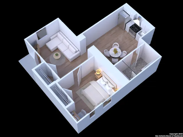 $1,025 | 2204 West San Antonio Street, Unit 3, New Braunfels, TX 78130