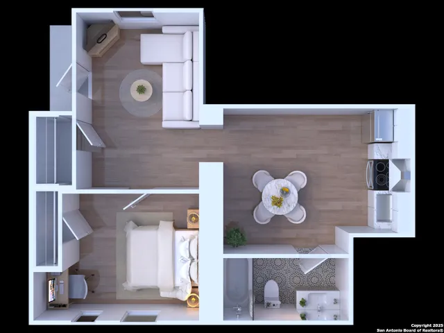 $1,025 | 2204 West San Antonio Street, Unit 3, New Braunfels, TX 78130