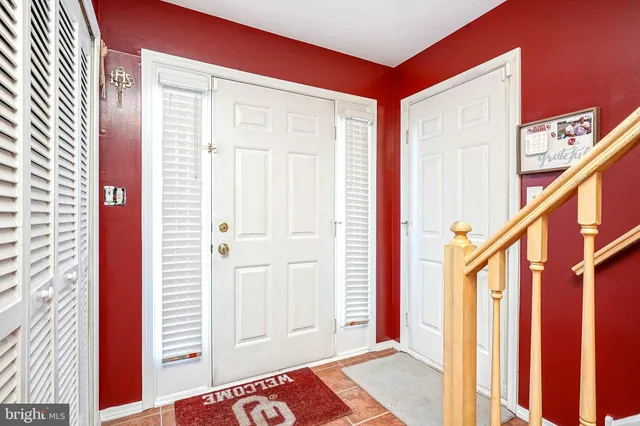 a view of front door