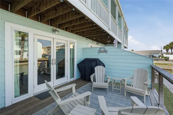 a view of roof deck